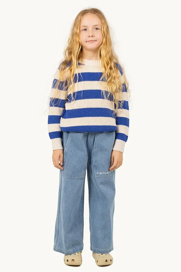 Tinycottons Otroške kavbojke Tinycottons GRAPHIC DENIM PANT