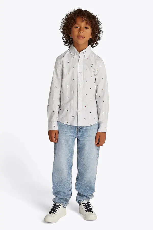 Tommy Hilfiger Otroške kavbojke Tommy Hilfiger ARCHIVE BARREL