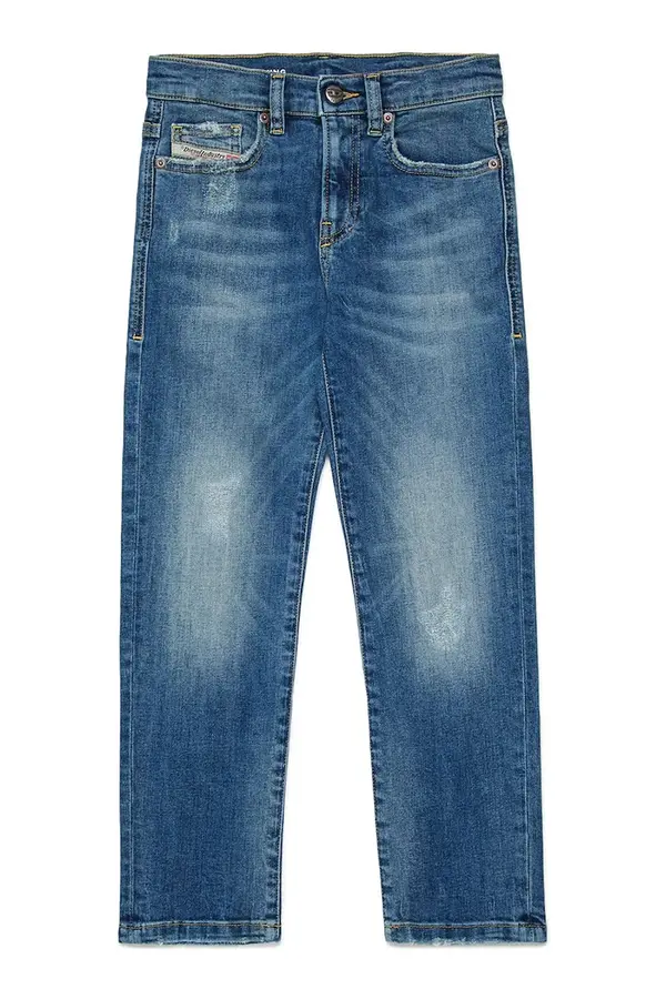 Diesel Otroške kavbojke z bombažem Diesel 2020 D-VIKER-J TROUSERS