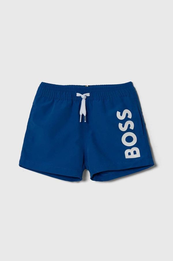 Boss Otroške kopalne kratke hlače BOSS
