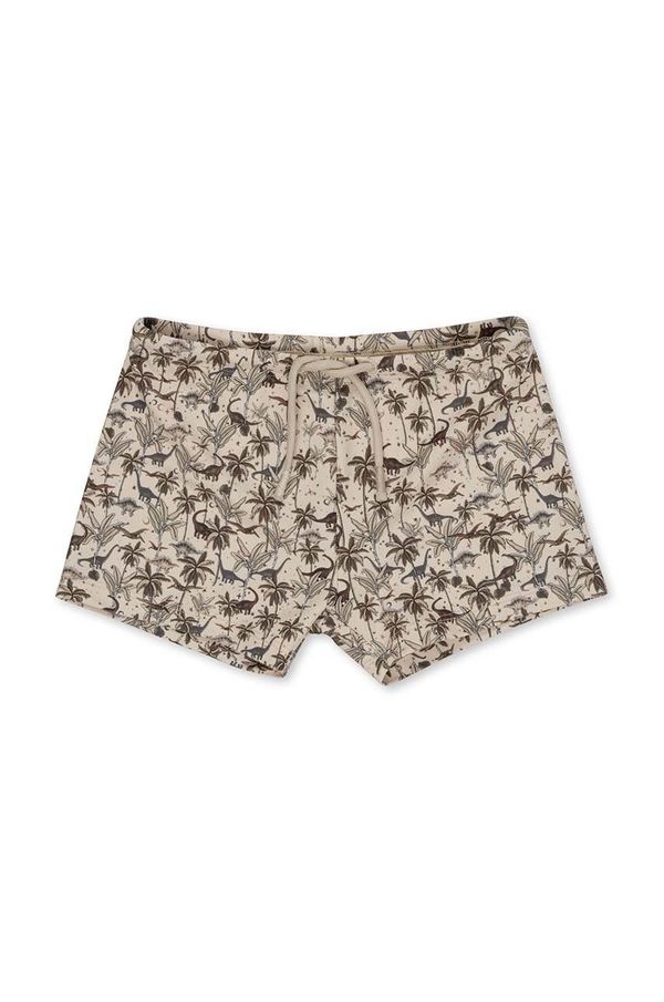 Konges Sløjd Otroške kopalne kratke hlače Konges Sløjd zelena barva