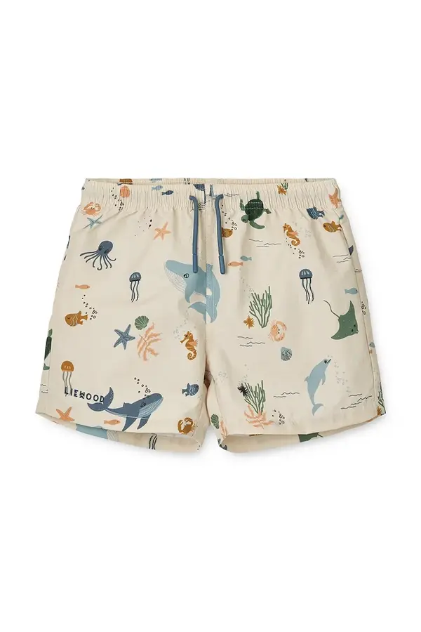 Liewood Otroške kopalne kratke hlače Liewood Aiden Printed Board Shorts