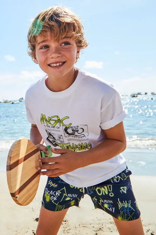 Mayoral Otroške kopalne kratke hlače Mayoral mornarsko modra barva, 6685