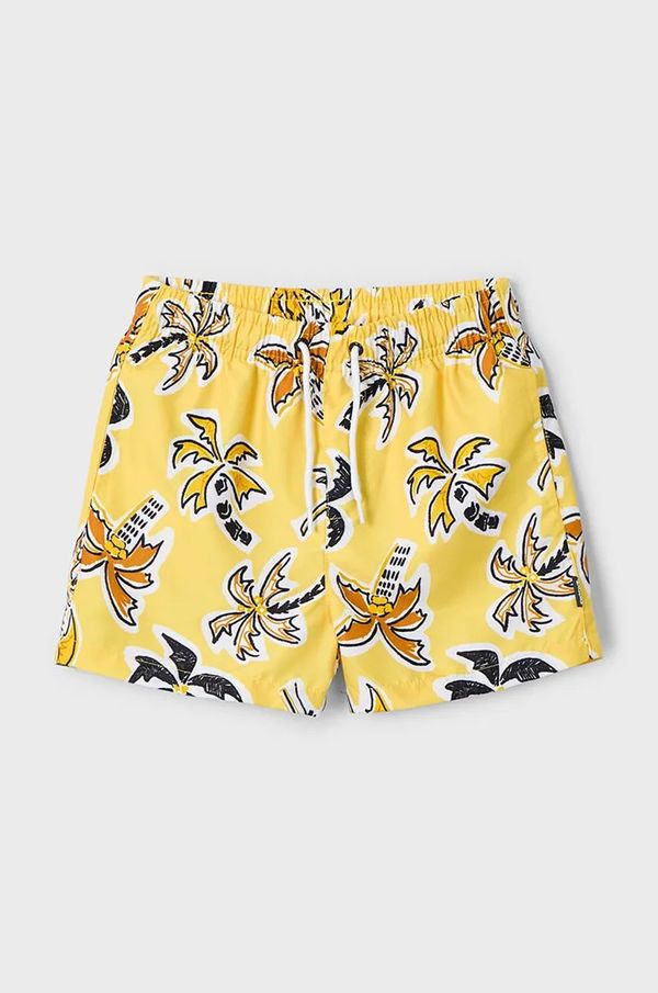 Mayoral Otroške kopalne kratke hlače Mayoral rumena barva, 3612