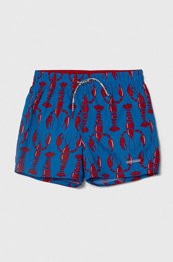 Pepe Jeans Otroške kopalne kratke hlače Pepe Jeans LOBSTER SWIMSHORT rdeča barva