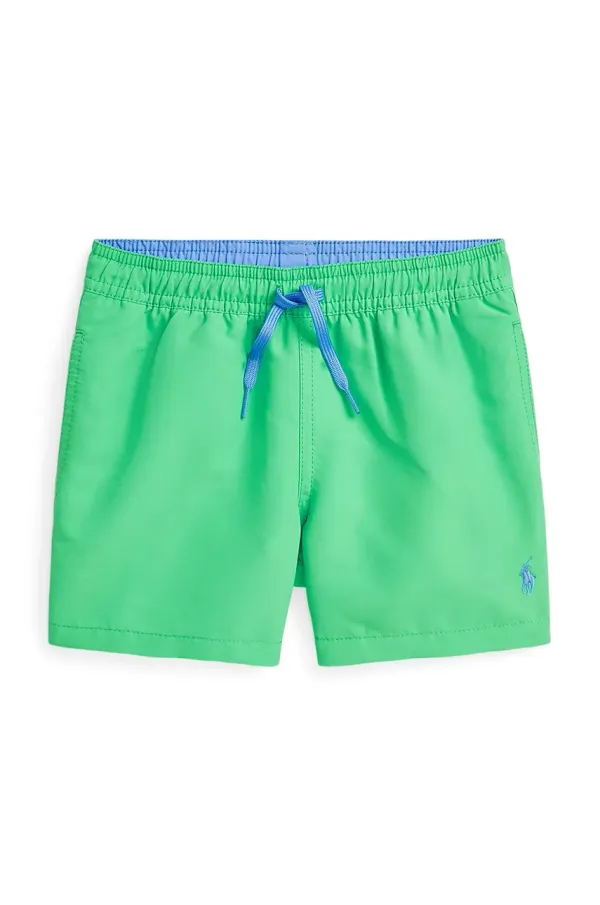Polo Ralph Lauren Otroške kopalne kratke hlače Polo Ralph Lauren zelena barva, 322957810007