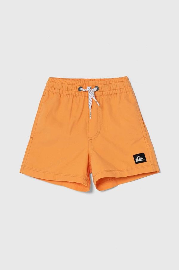 Quiksilver Otroške kopalne kratke hlače Quiksilver SOLID BOY 12 oranžna barva