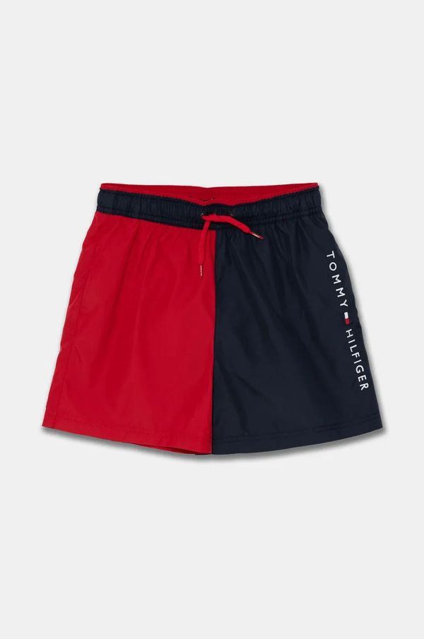 Tommy Hilfiger Otroške kopalne kratke hlače Tommy Hilfiger mornarsko modra barva, UB0UB00567