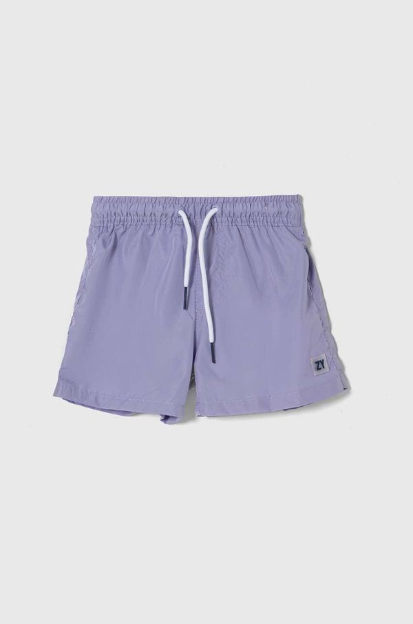 Zippy Otroške kopalne kratke hlače zippy vijolična barva