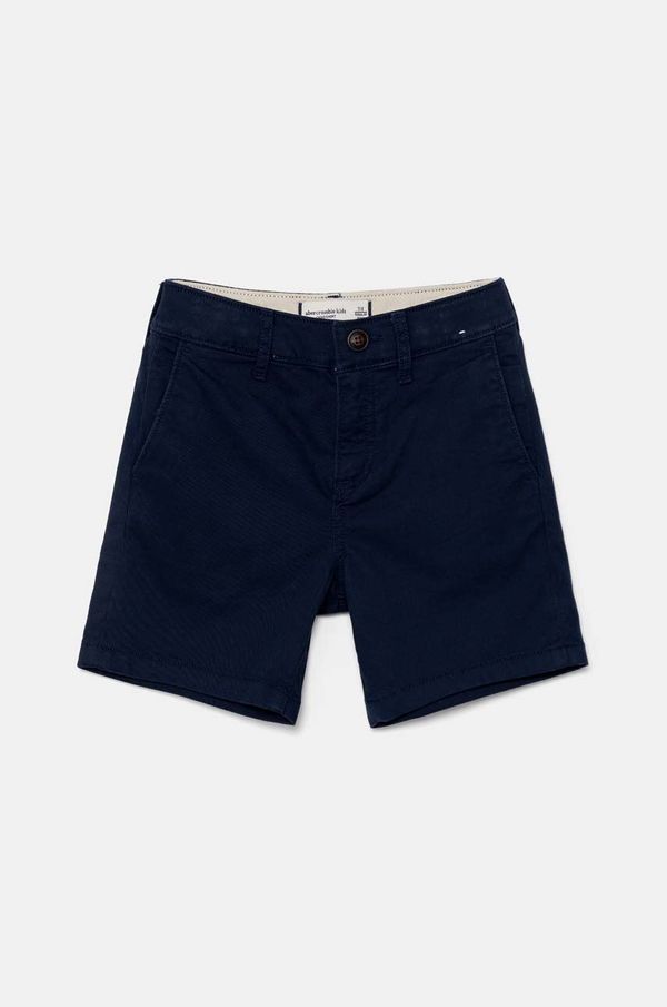 Abercrombie & Fitch Otroške kratke hlače Abercrombie & Fitch mornarsko modra barva, KI228-4027