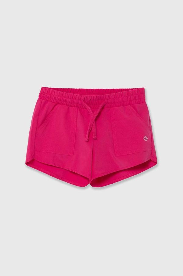 Abercrombie & Fitch Otroške kratke hlače Abercrombie & Fitch roza barva