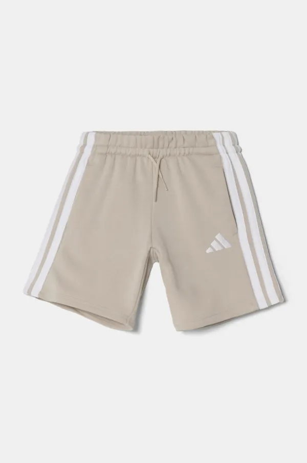 adidas Otroške kratke hlače adidas bež barva, JN8000