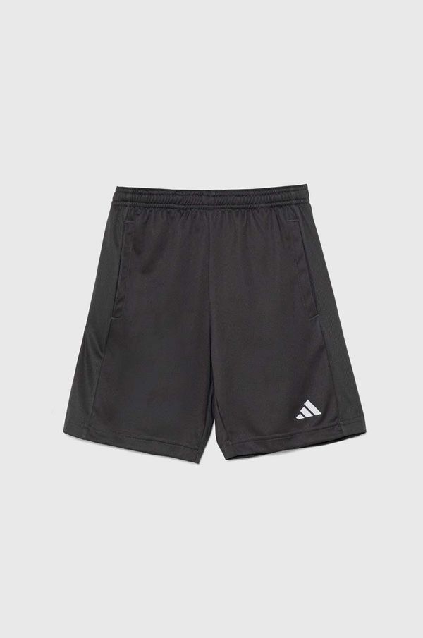 adidas Otroške kratke hlače adidas J TR-ES SH siva barva, IW0848