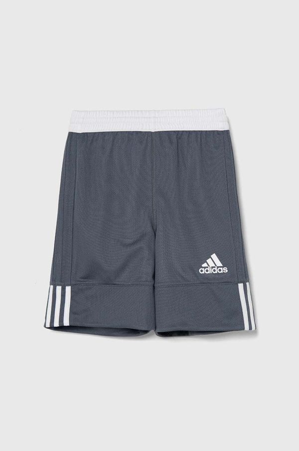 adidas Originals Otroške kratke hlače adidas Originals 3G SPEE REV SHR siva barva, DY6624