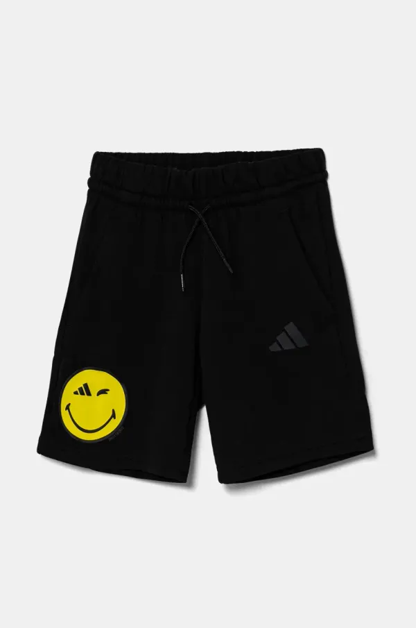 adidas Otroške kratke hlače adidas x Smiley World črna barva, JJ3074