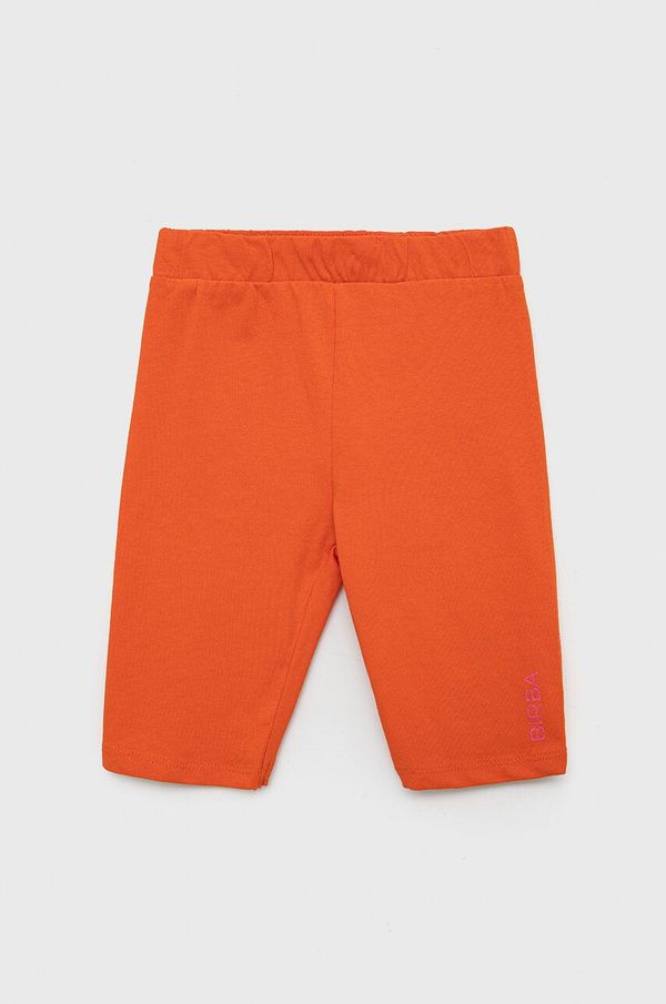 Birba&Trybeyond Otroške kratke hlače Birba&Trybeyond oranžna barva