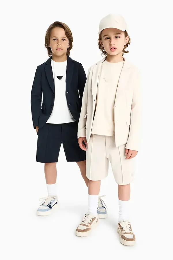 Emporio Armani Otroške kratke hlače Emporio Armani