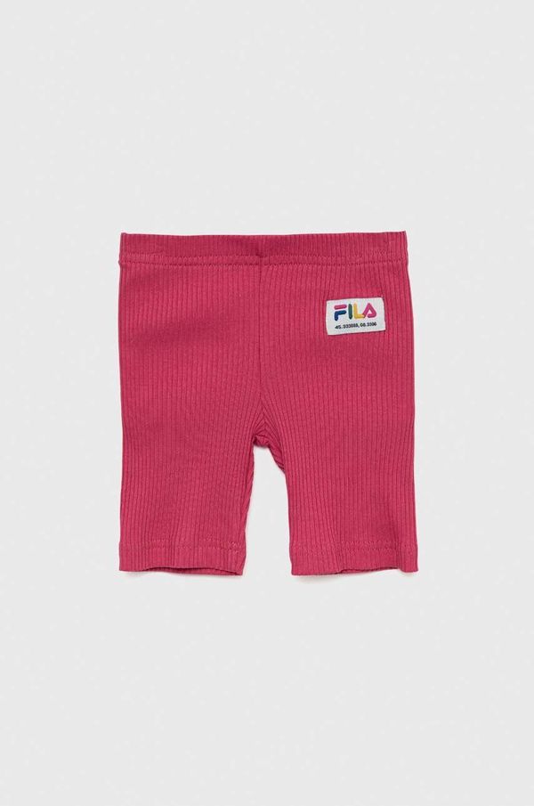 Fila Otroške kratke hlače Fila roza barva