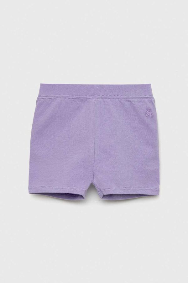 Gap Otroške kratke hlače GAP vijolična barva