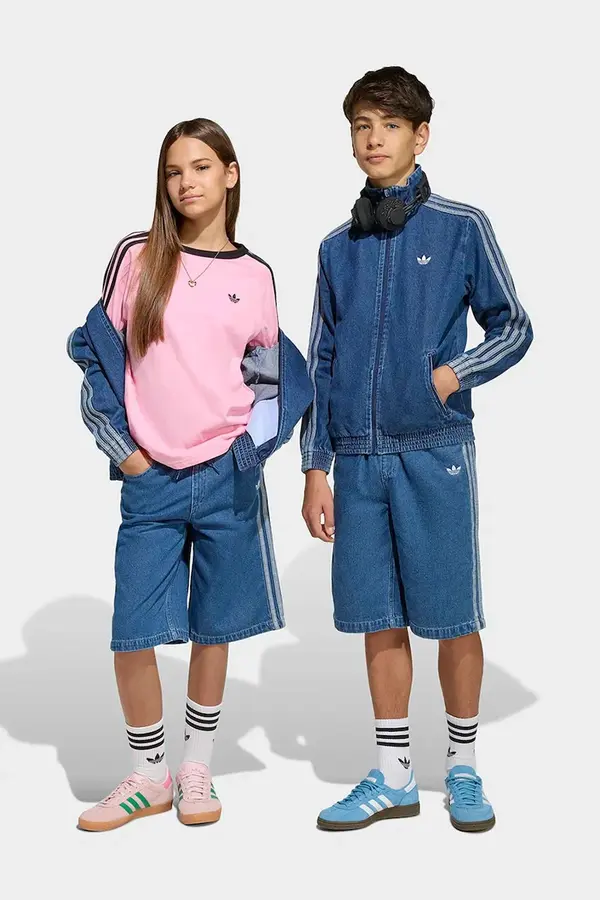 adidas Originals Otroške kratke hlače iz jeansa adidas Originals