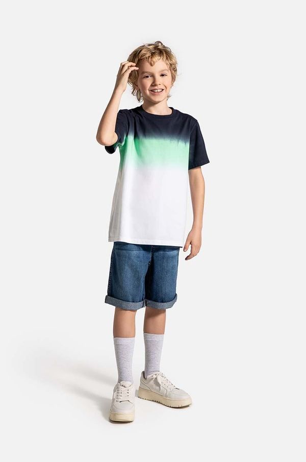 Coccodrillo Otroške kratke hlače iz jeansa Coccodrillo