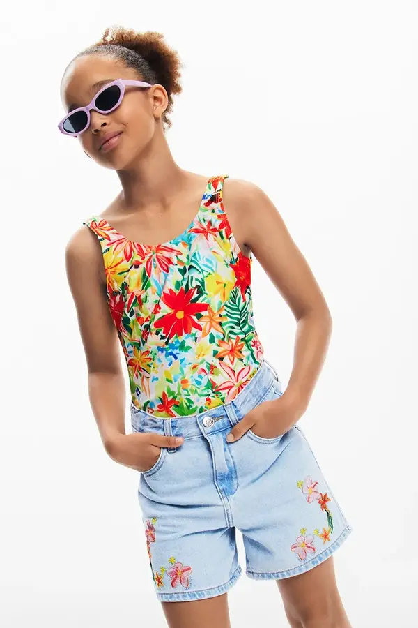 Desigual Otroške kratke hlače iz jeansa Desigual