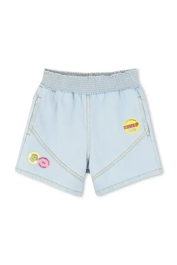 Kenzo kids Otroške kratke hlače iz jeansa Kenzo Kids