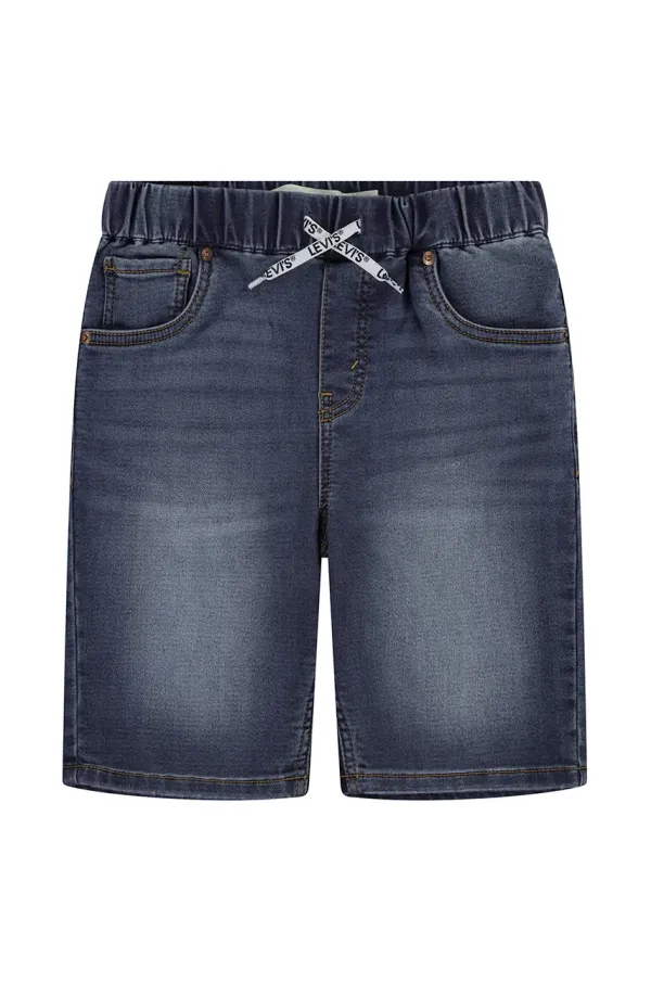 Levi's Otroške kratke hlače iz jeansa Levi's mornarsko modra barva
