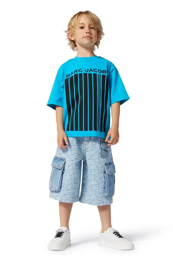 Marc Jacobs Otroške kratke hlače iz jeansa Marc Jacobs