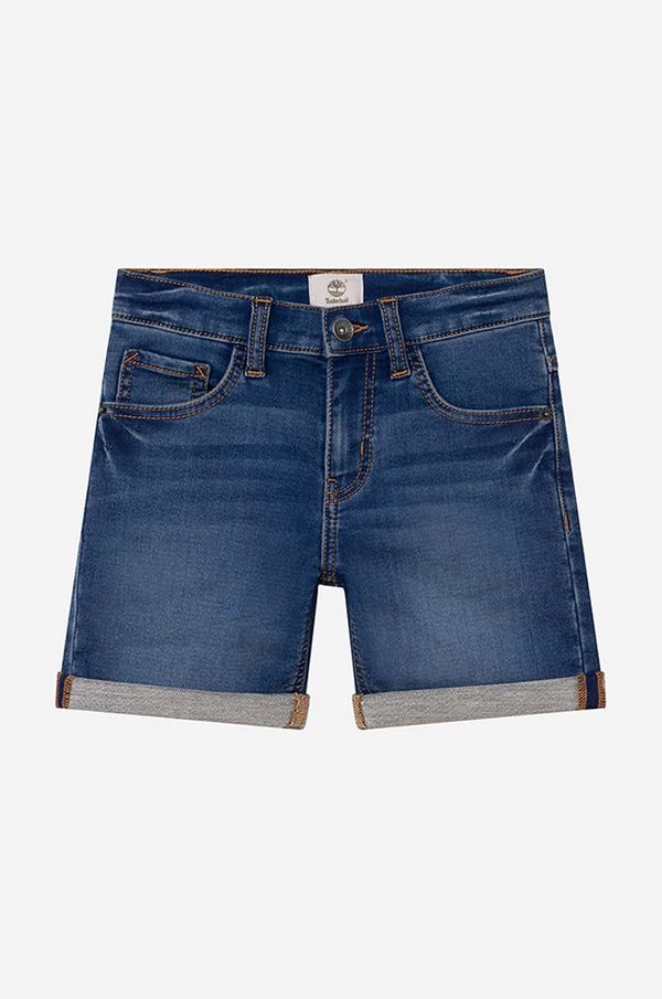 Timberland Otroške kratke hlače iz jeansa Timberland Bermuda Shorts