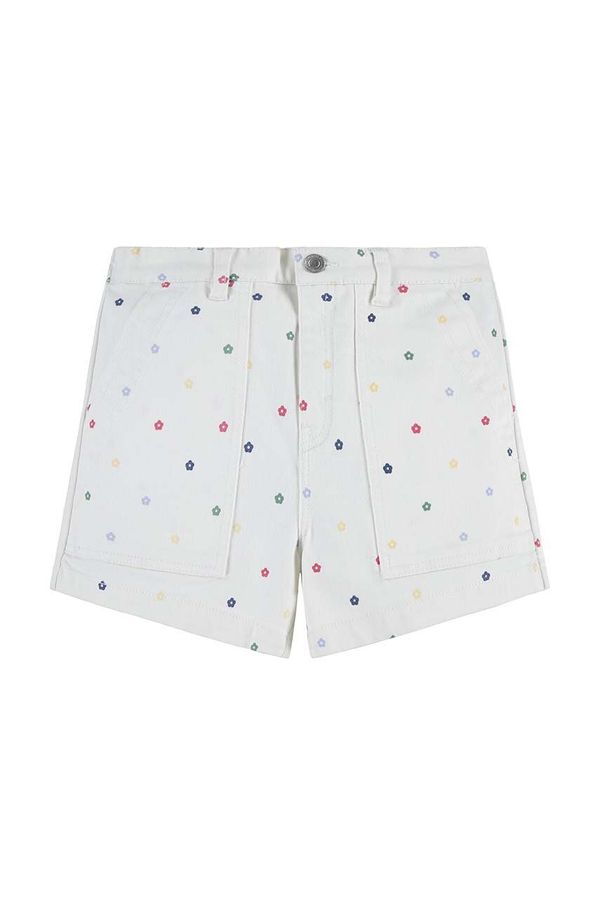 Levi's Otroške kratke hlače Levi's bež barva