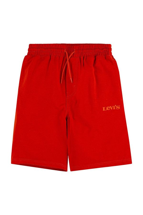 Levi's Otroške kratke hlače Levi's rdeča barva