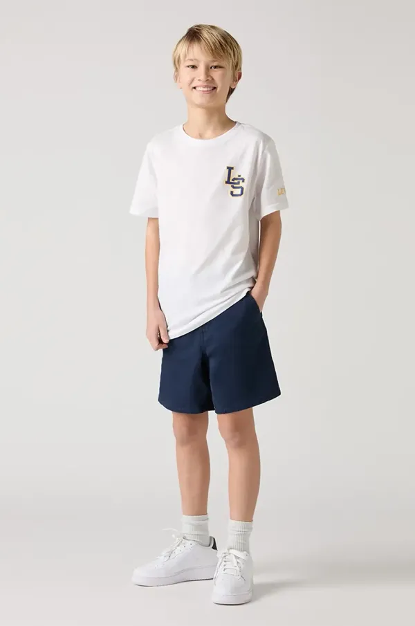 Levi's Otroške kratke hlače Levi's XX AUTHENTIC CHINO SHORTS mornarsko modra barva, 9EM375