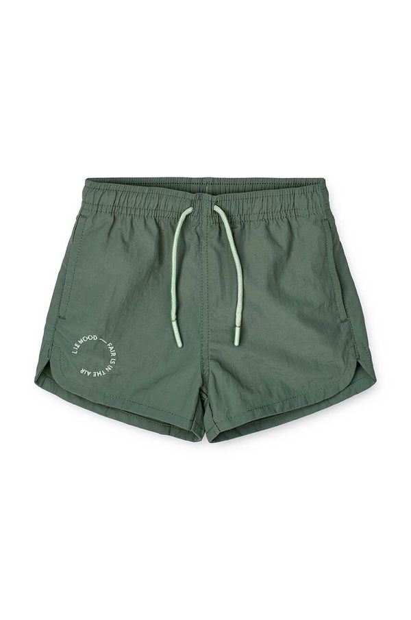 Liewood Otroške kratke hlače Liewood zelena barva
