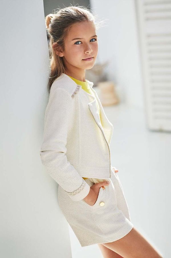 Mayoral Otroške kratke hlače Mayoral bež barva