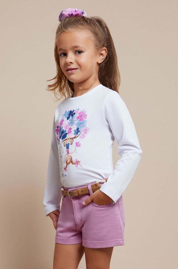 Mayoral Otroške kratke hlače Mayoral roza barva