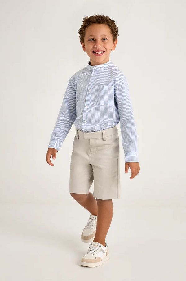 Mayoral Otroške kratke hlače Mayoral slim bež barva, 3219