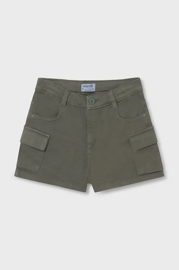 Mayoral Otroške kratke hlače Mayoral zelena barva, 6218