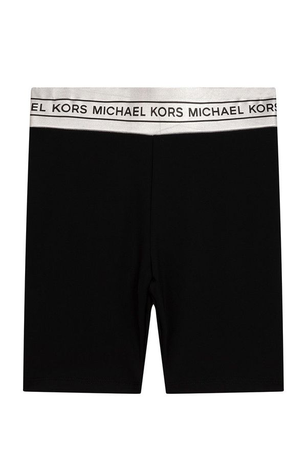 Michael Kors Otroške kratke hlače Michael Kors črna barva,