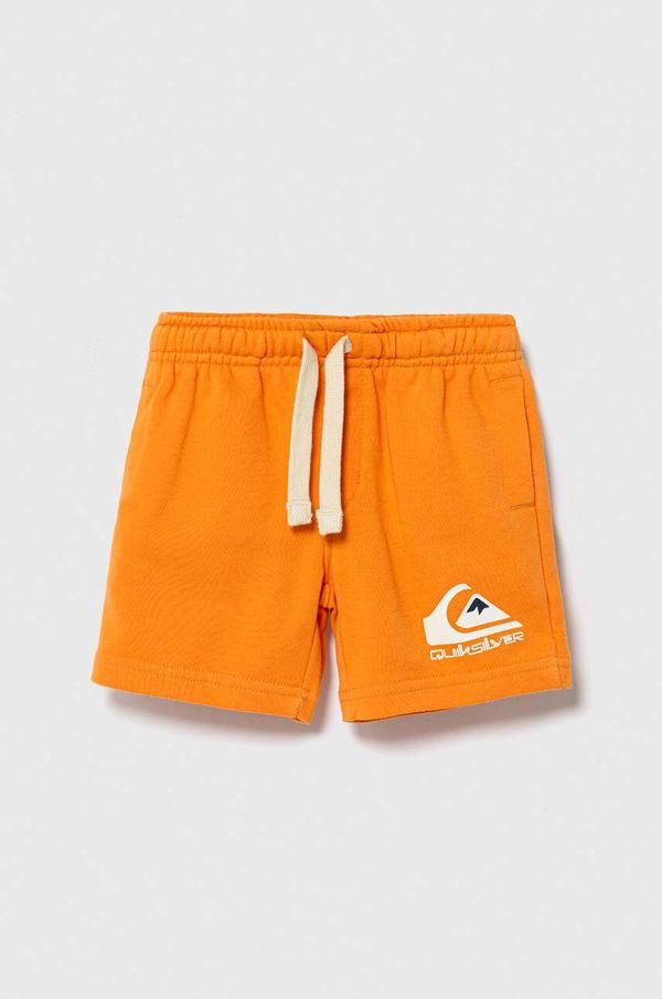 Quiksilver Otroške kratke hlače Quiksilver EASY DAY oranžna barva