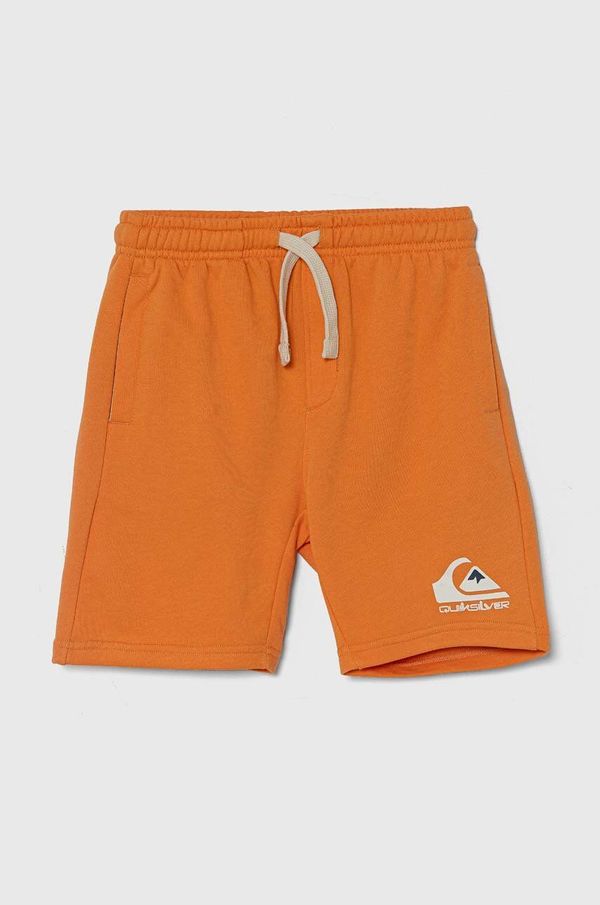 Quiksilver Otroške kratke hlače Quiksilver EASY DAY oranžna barva