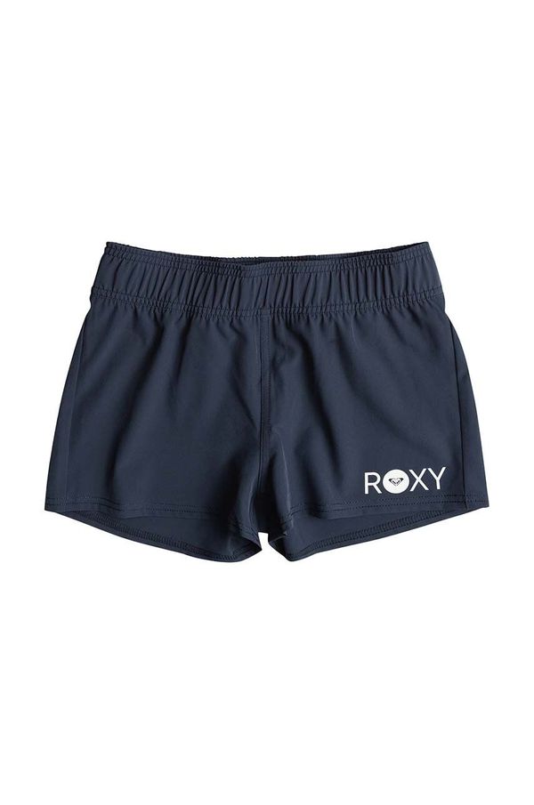 Roxy Otroške kratke hlače Roxy RG ESSENTIALS mornarsko modra barva
