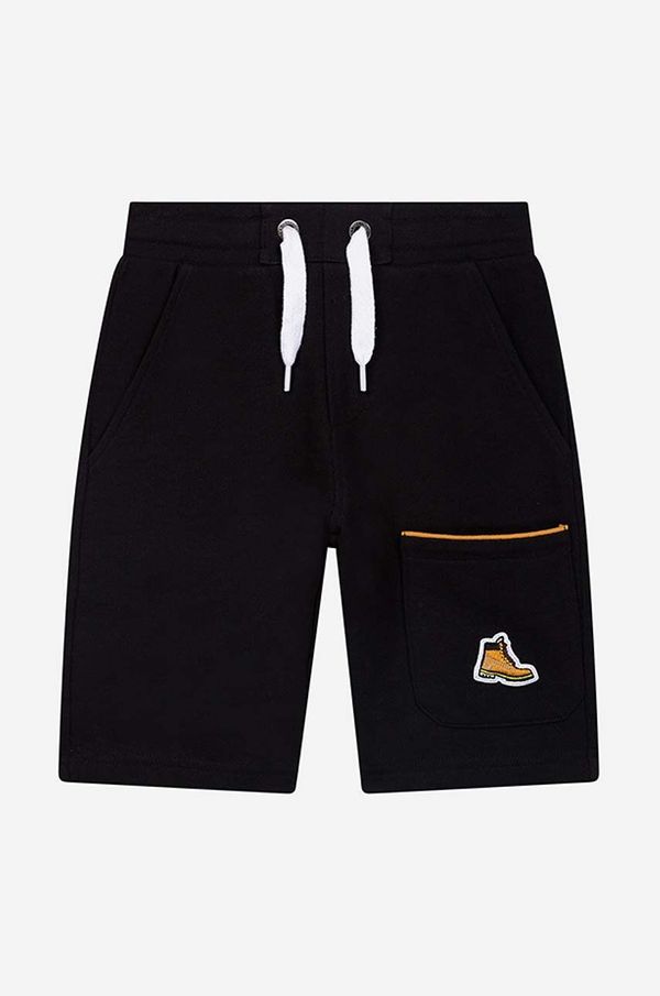 Timberland Otroške kratke hlače Timberland Bermuda Shorts črna barva