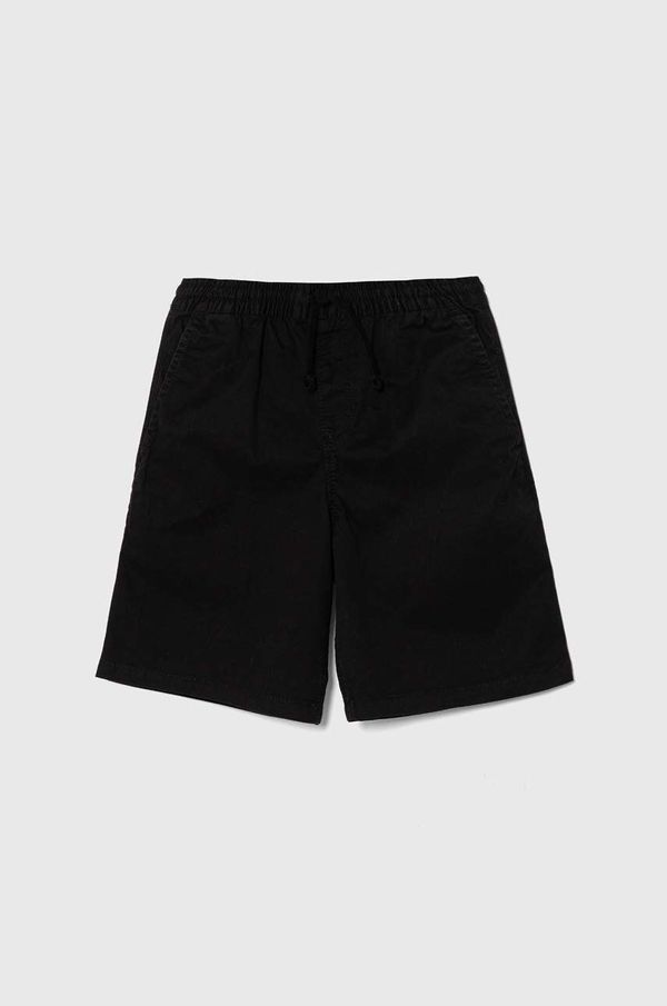 Vans Otroške kratke hlače Vans RANGE ELASTIC WAIST SHORT II BOYS črna barva