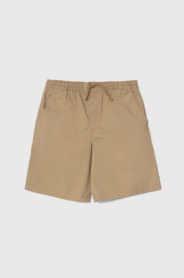 Vans Otroške kratke hlače Vans RANGE ELASTIC WAIST SHORT II BOYS rjava barva