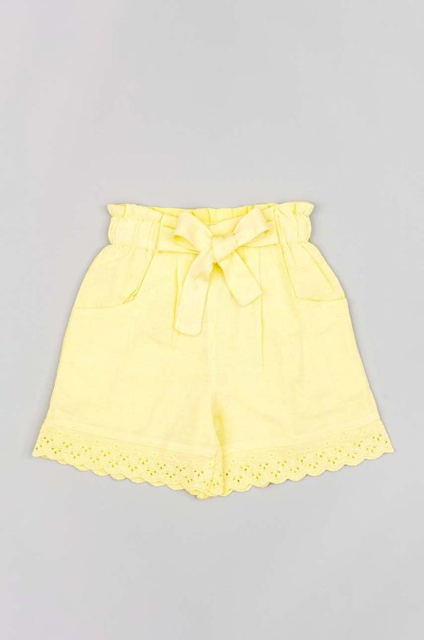 Zippy Otroške kratke hlače zippy rumena barva