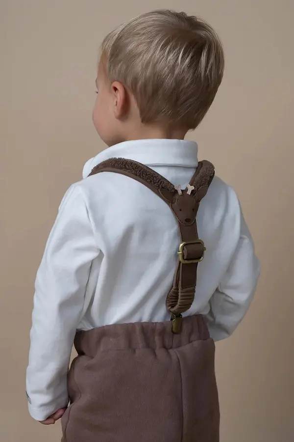 Donsje Otroške naramnice Donsje Tjebbe Suspenders Stag