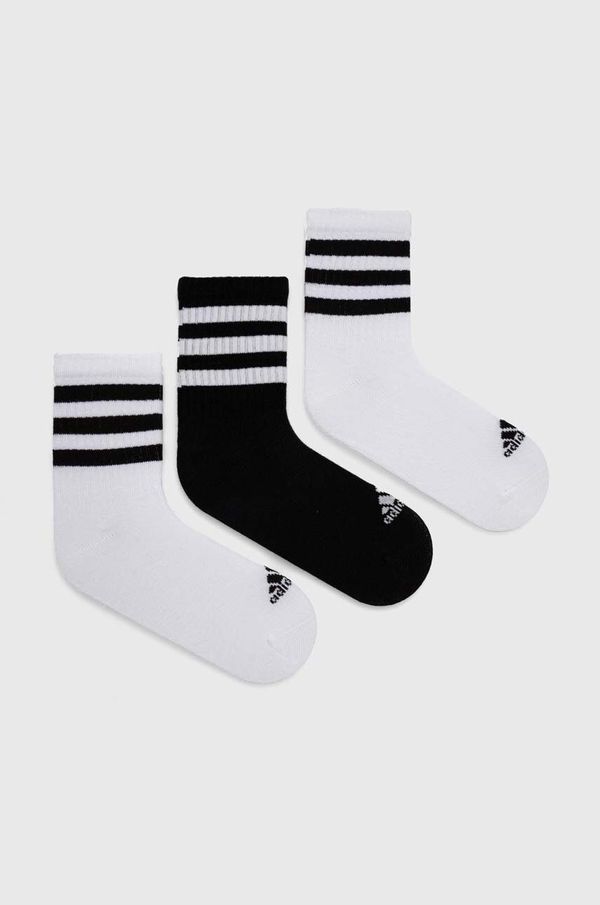 adidas Performance Otroške nogavice adidas Performance KIDS BTS 3PP 3-pack bela barva, JG3998