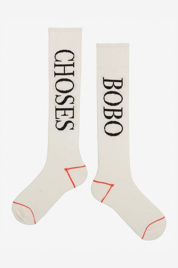 Bobo Choses Otroške nogavice Bobo Choses bež barva, 224AI005