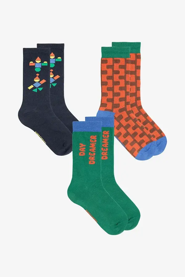 Bobo Choses Otroške nogavice Bobo Choses Day dreamer 3-pack